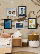 Flip Up Wooden Photo Frame, Magnetic Suction Frame, A4 Children's Photo Frame, Storage Frame, Art Work Certificate Frame