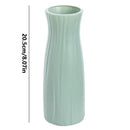 Plastic Vases Concise Imitation Ceramic Flowers Pots Wedding Home Garden Table DIY Gifts Bonsai Festival Party Courtyard Decor