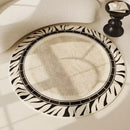 Ins Play Area Round Rugs Non-Slip Circle Classroom Rug Game Floor Mat for Bedroom Living Room Office Entryway Home Decor