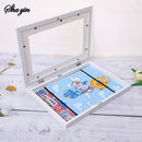 Flip Up Wooden Photo Frame, Magnetic Suction Frame, A4 Children's Photo Frame, Storage Frame, Art Work Certificate Frame