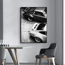 Modern Fashion Wall Art Simple Black and White Luxury Car HD Canvas Poster Prints Home Bedroom Living Room Decoration Mural