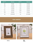 Classic Photo Frame Standing for Tabletop Hanging Wall Farmhouse Home Desk Office Decor Handmade Family Picture Frame Gift