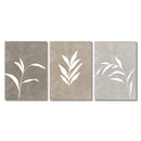 Wall Art Decor Paintings Warm Tones Posters Home Creative Gifts 3pcs Neutral Minimalist Abstract Fern Boho