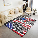 American Flag Area Rugs for Living Room Non-Slip USA Carpet Adult Yoga Mats Bedroom Dorm Bathroom Decor Rugs Bedside Floor Mat