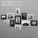 11Pcs Picture Frames Wall Photo Frame Architecture Picture Frame Set Modern Decor Living Room Home Decoration marcos de fotos
