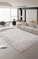 Modern Scandi Area Rug, Spill-Proof Easy Clean Carpet for Living Room and Bedroom, Plush Sofa Mat with Non-Slip Backing