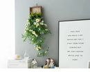 Artificial Plant Wall Art, Fake Flower Frame Hanging Decor for TV Background Wall, Living Room, Restaurant, Hotel Faux Greenery