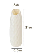 Plastic Vases Concise Imitation Ceramic Flowers Pots Wedding Home Garden Table DIY Gifts Bonsai Festival Party Courtyard Decor