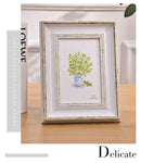 Classic Photo Frame Standing for Tabletop Hanging Wall Farmhouse Home Desk Office Decor Handmade Family Picture Frame Gift