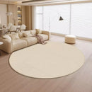 Ins Play Area Round Rugs Non-Slip Circle Classroom Rug Game Floor Mat for Bedroom Living Room Office Entryway Home Decor