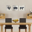 Wall Art Decor Framed Framed Artwork 3 Pieces Modern Room Decor Beautiful Wall Sculptures Home Furnishing Decoration For Porch