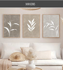 Wall Art Decor Paintings Warm Tones Posters Home Creative Gifts 3pcs Neutral Minimalist Abstract Fern Boho