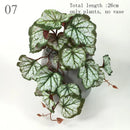 Artificial Terrarium Plants Vine Wall Hanging Flower Rattan Simulation Plastic Leaf Rattan Green Grass Home Balcony Garden Decor