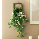 Artificial Plant Wall Art, Fake Flower Frame Hanging Decor for TV Background Wall, Living Room, Restaurant, Hotel Faux Greenery