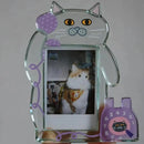 Photo Frame 3-inch Pet Photo Frame Cute Style Acrylic Photo Display Collection Frame Creative Home Office Desktop Decoration
