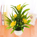 Artificial Flowers Plant Pot Simulate Fake Plastic Flowers Home Office Decor Gift Desktop Bonsai Wedding Party Balcony Ornaments
