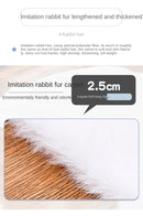 Colorful Round Shaggy Area Rug for Living Room, Bedroom, Kids Room - Modern Floor Mats