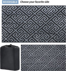 Indoor Outdoor Area Rug Home Garden Living Room Floor Carpet Anti-slip Waterproof Portable Folding RV Camping Awning Picnic Mat