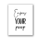 Bathroom Wall Art Decor Funny Bathroom Signs Posters and Prints Modern Minimalist Canvas Painting WC Toilet Room Decor