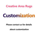Custom Personalized Design Irregular&Regular Area Rugs Customize Any Style Carpet Printed Handmade Rug for Home Decor