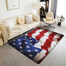American Flag Area Rugs for Living Room Non-Slip USA Carpet Adult Yoga Mats Bedroom Dorm Bathroom Decor Rugs Bedside Floor Mat