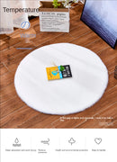 Colorful Round Shaggy Area Rug for Living Room, Bedroom, Kids Room - Modern Floor Mats