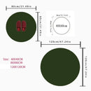 Modern Round Area Rug Minimalist Soft for Living Room Bedroom Study Room Decor Floor Mat Slip-resistant Wear-resistant Fashion