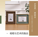 Classic Photo Frame Standing for Tabletop Hanging Wall Farmhouse Home Desk Office Decor Handmade Family Picture Frame Gift