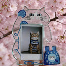 Photo Frame 3-inch Pet Photo Frame Cute Style Acrylic Photo Display Collection Frame Creative Home Office Desktop Decoration