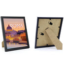 2pcs 4x6inch Black Wood Photo Frame 10x15cm Picture Frame Modern Minimalist Family Photo Frame DIY Photo Wall Picture Frame