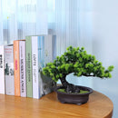 Artificial Plant Greenery Fake Bonsai Tree Indoor Bookshelf Desk Bathroom Farmhouse Decor Home Room Office Decoration Fake Plant
