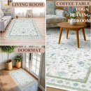 Southwestern Rug, Aztec Tribal Area Rug, Geometric Native American Design, Western Rug, Washable Boho Rug, Ethnic Area Carpet