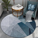 Modern Round Area Rug Minimalist Soft for Living Room Bedroom Study Room Decor Floor Mat Slip-resistant Wear-resistant Fashion