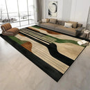 Abstract Geometric Area Rug Non-Slip Washable Soft Carpet Modern Minimalist Floor Mat for Living Room Bedroom Home Decor