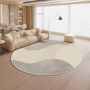 Ins Play Area Round Rugs Non-Slip Circle Classroom Rug Game Floor Mat for Bedroom Living Room Office Entryway Home Decor