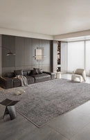 Modern Scandi Area Rug, Spill-Proof Easy Clean Carpet for Living Room and Bedroom, Plush Sofa Mat with Non-Slip Backing