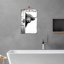 Bathroom Wall Art Decor Farmhouse Modern Funny Sign Bathroom Farm Animal Wall Pictures for Office Apartment Toilet Restroom Door