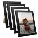 2pcs 4x6inch Black Wood Photo Frame 10x15cm Picture Frame Modern Minimalist Family Photo Frame DIY Photo Wall Picture Frame