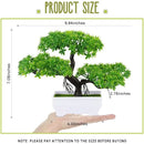 Artificial Plants Bonsai Simulated Tree Potted Fake Flowers Table Porch Potted Ornaments Home Wedding Decor Housewarming Gift