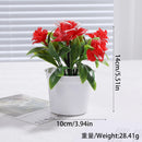 Artificial Plants Bonsai Simulated Tree Potted Fake Flowers Table Porch Potted Ornaments Home Wedding Decor Housewarming Gift