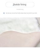 Colorful Round Shaggy Area Rug for Living Room, Bedroom, Kids Room - Modern Floor Mats