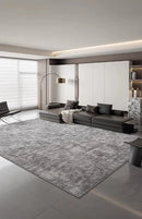 Modern Scandi Area Rug, Spill-Proof Easy Clean Carpet for Living Room and Bedroom, Plush Sofa Mat with Non-Slip Backing