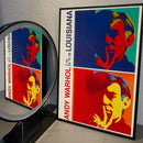 A-Andy W-Warhol Wall Art, HD Canvas Print Poster, Suitable for Cafe, Bar, Home, Living Room, Gaming Room Decoration