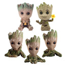 Modern Vases For Flowers Pot Groot Garden Pots Planters Anime Figurines Home Decoration Accessories Office Storage Pen Case