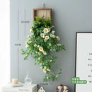 Artificial Plant Wall Art, Fake Flower Frame Hanging Decor for TV Background Wall, Living Room, Restaurant, Hotel Faux Greenery