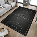 Soccer Stadium Area Rug Football Field Sports Design Football Field Rug Kids Sports Room Decor American Carpet Home Decoration