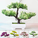 Artificial Plants Bonsai Small Tree Pot Fake Plant Flowers Potted Ornaments For Home Room Table Decoration Hotel Garden Decor