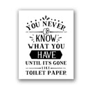 Bathroom Wall Art Decor Funny Bathroom Signs Posters and Prints Modern Minimalist Canvas Painting WC Toilet Room Decor