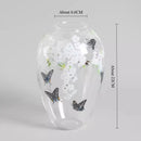 Glass Vases Flowers Centerpiece Tables Mariage Vases Plants Luxury Aesthetic Flowers Bottles Dining Table Ornaments Home Decor