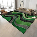 Abstract Geometric Area Rug Non-Slip Washable Soft Carpet Modern Minimalist Floor Mat for Living Room Bedroom Home Decor
